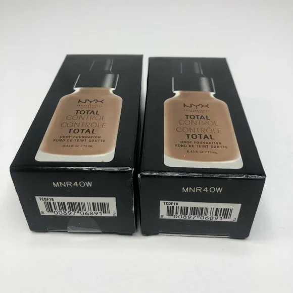 2 NYX Total Control Drop Foundation Deep Sable TCDF18 New - Picture 2 of 5